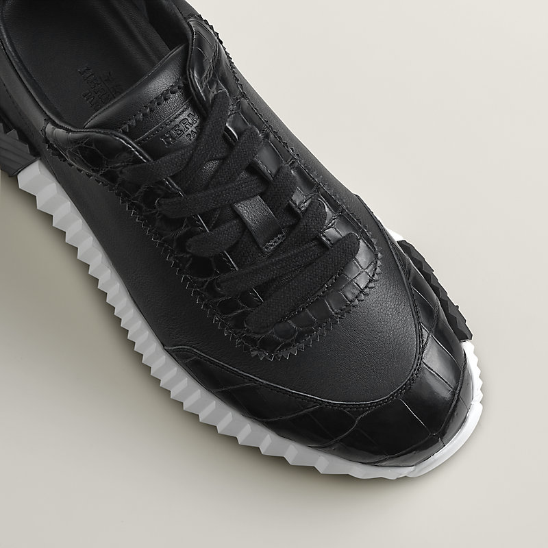 スニーカー 《バウンシング》 - ブラック | Hermès - エルメス-公式サイト